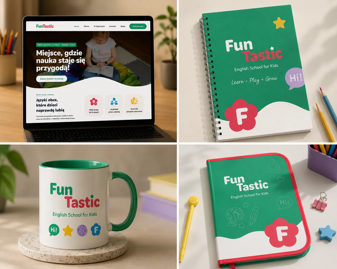 Funtastic English · element identyfikacji 3
