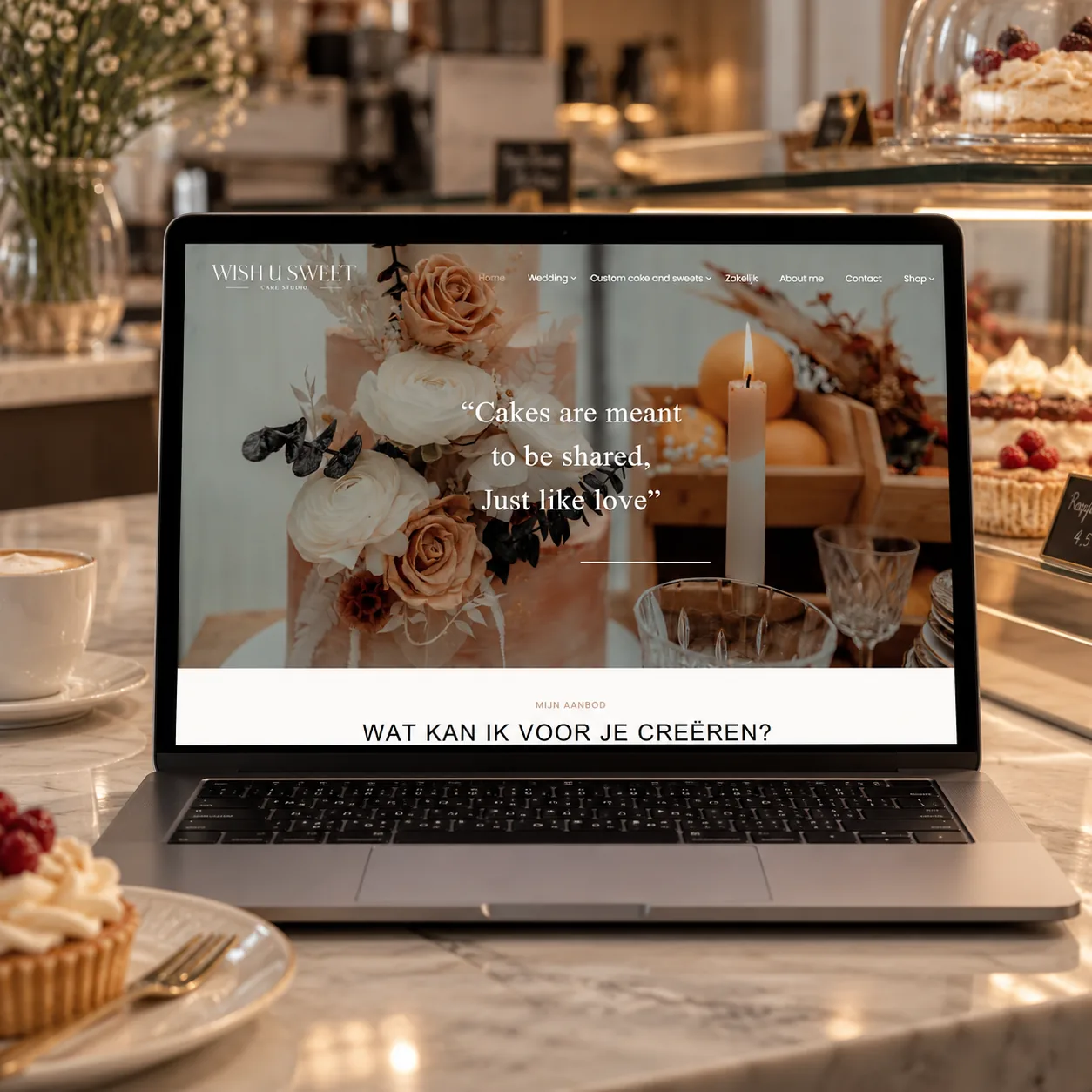 Sklep internetowy marki Wish U Sweet, realizacja Graficzne Wizje