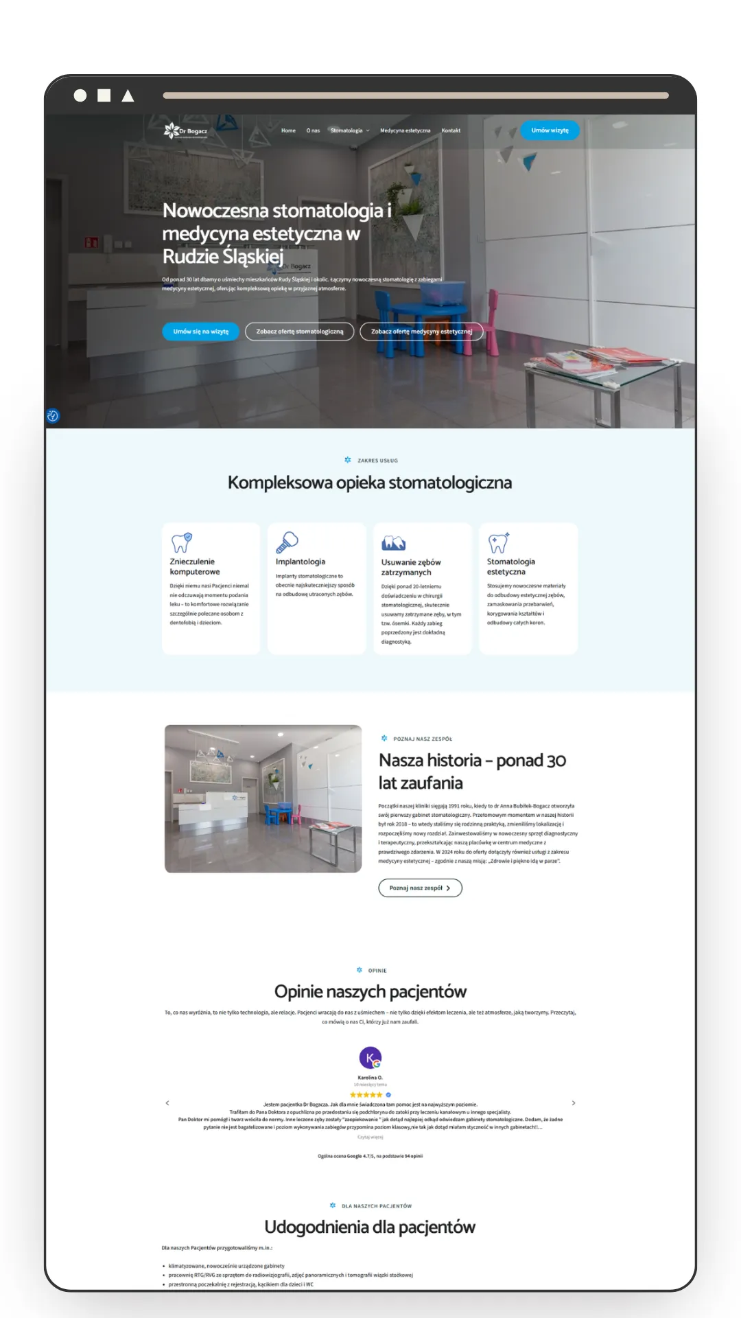 strona www dla dr bogacz