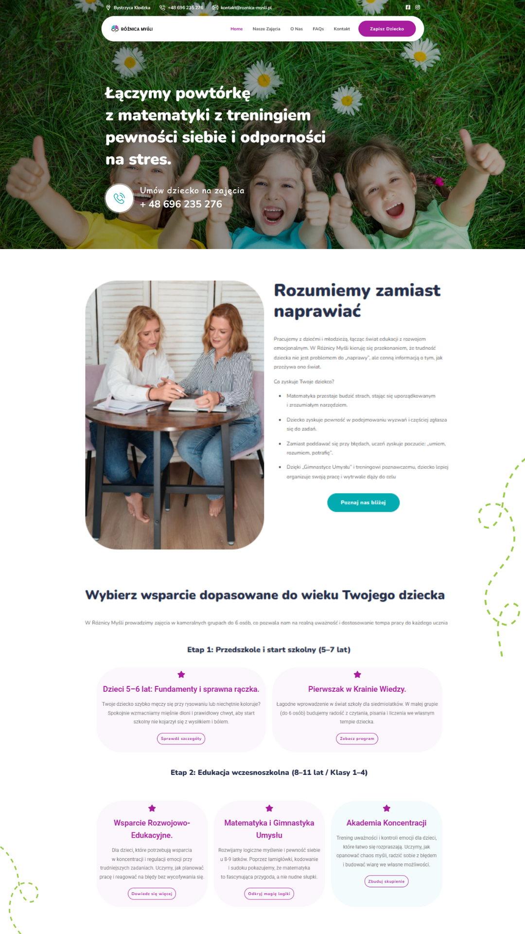 Różnica Myśli | Strona WWW i Lokalne SEO Bystrzyca Kłodzka